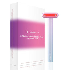 LED Facial Massage Tool with packaging featuring the brand 'R Lamoreva' on a white background.