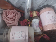 Candle ,  lotion,  oil, rose